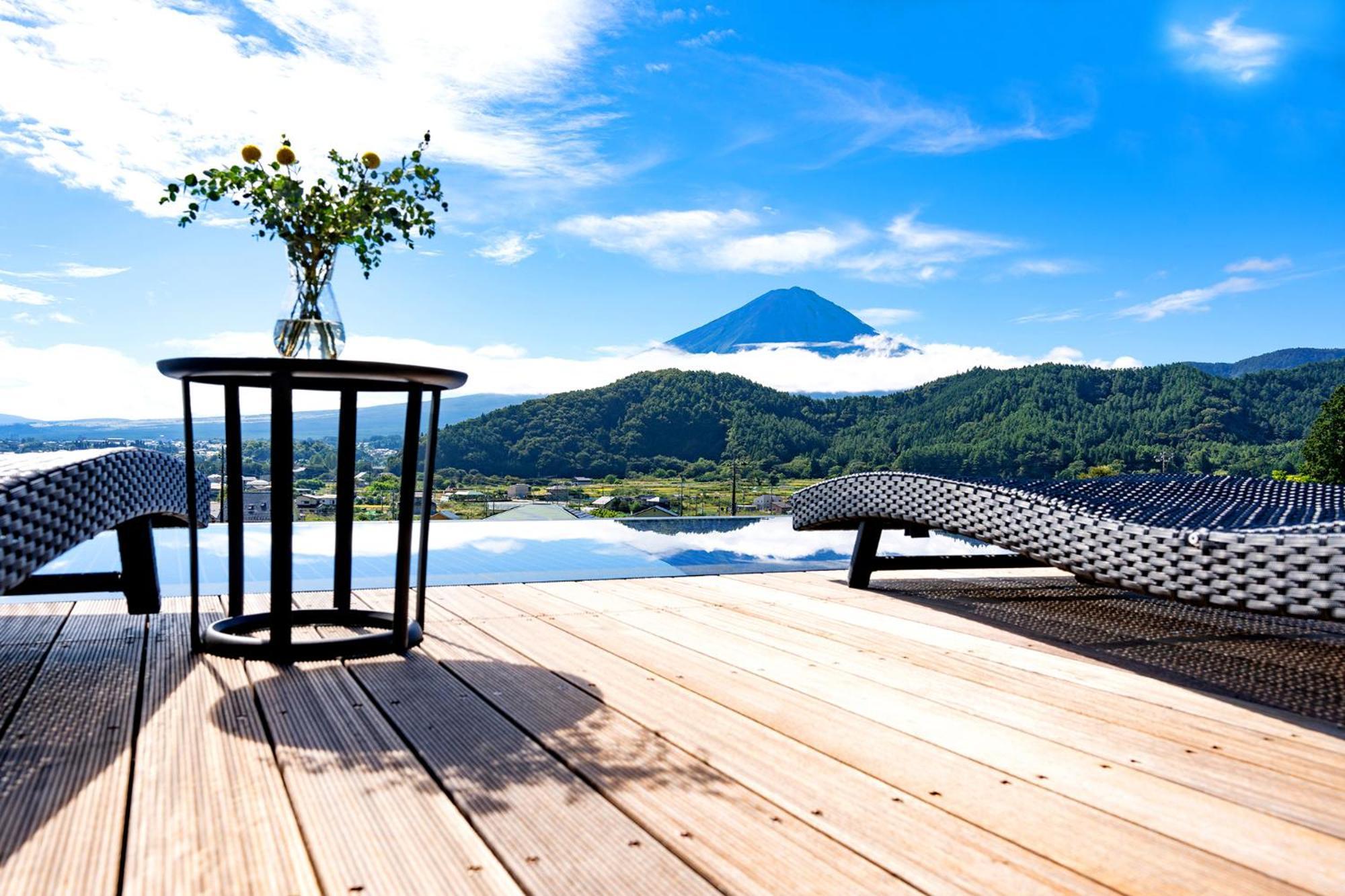 Fuji View And Spa Resort Tsumugi Kawaguchiko Fujikawaguchiko Exterior foto
